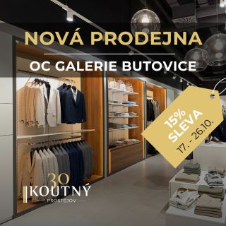 V OC Galerie Butovice, Praha otevíráme novou prodejnu. U této příležitosti pro vás máme připravenou slevu 15 %, která...